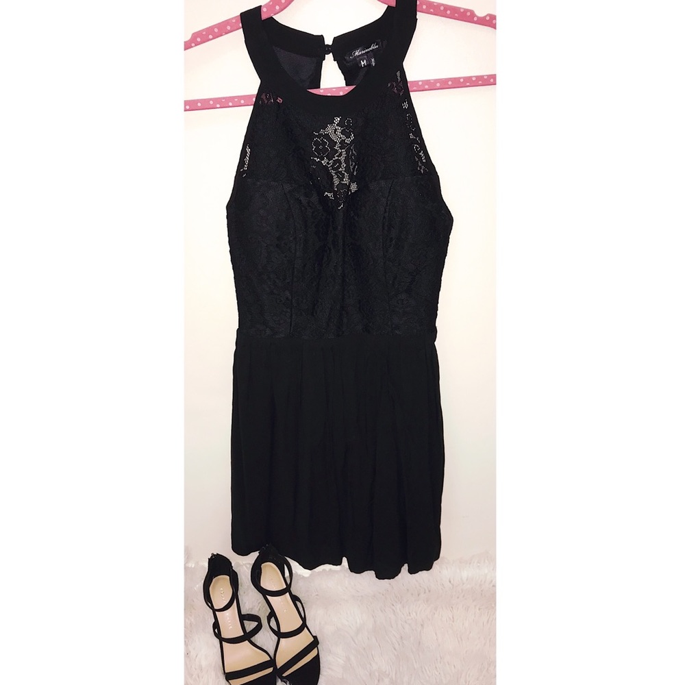 Open back- Lace Little Black Dress!🖤
